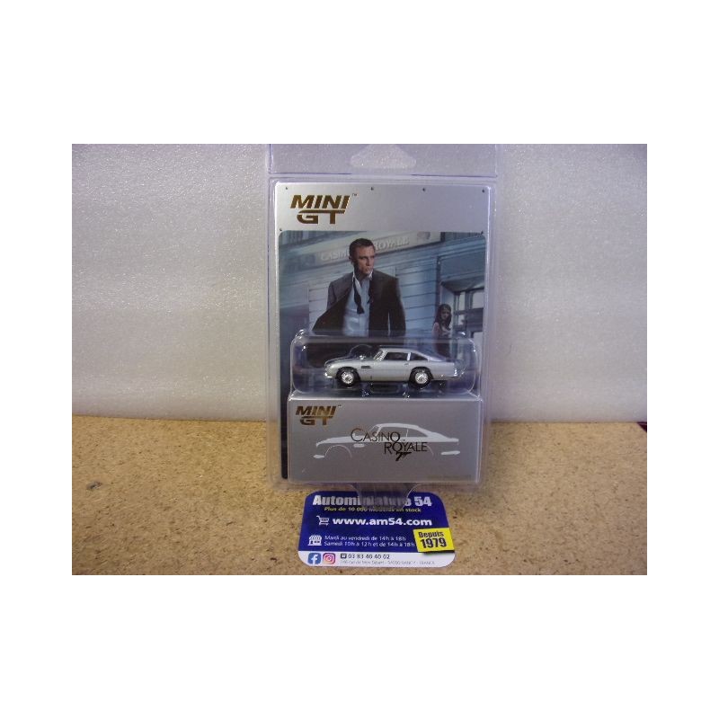 Aston Martin DB5 Casino Royale James Bond English Version MGT00909-007E Mini GT