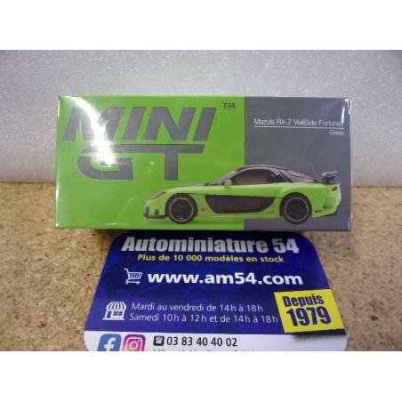 Mazda RX-7 Veilside Fortune 7 Green MGT01223 True Scale Models Mini GT