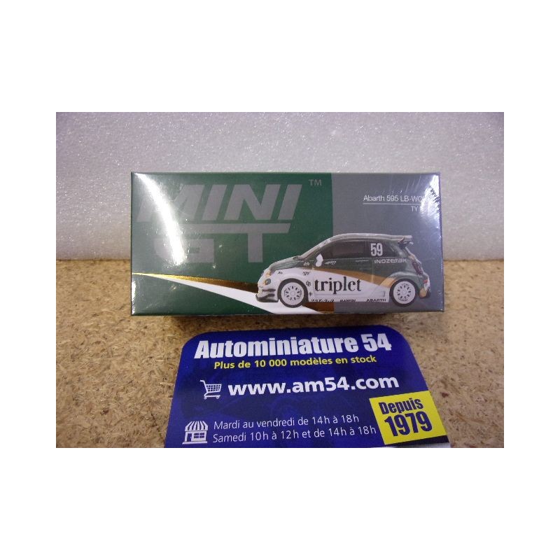 Fiat Abarth 595 LB Works TY Edition MGT01216 True Scale Models Mini GT