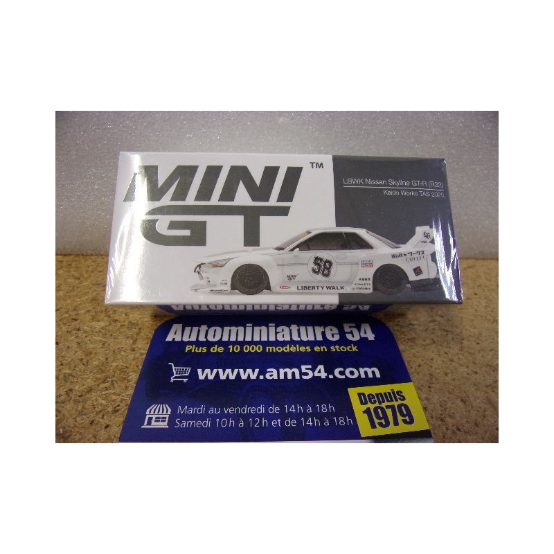 Nissan Skyline GT-R R32 LBWK Kaido Works TAS 2025 MGT01217 True Scale Models Mini GT