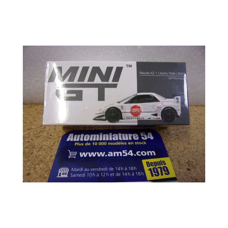 Mazda AZ1 Liberty Walk LB40 Ferrari F40 Hommage LB Hinomanu MGT01227 True Scale Models Mini GT