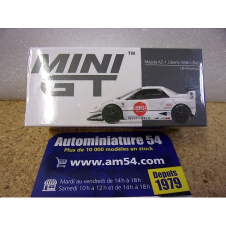 Mazda AZ1 Liberty Walk LB40 Ferrari F40 Hommage LB Hinomanu MGT01227 True Scale Models Mini GT