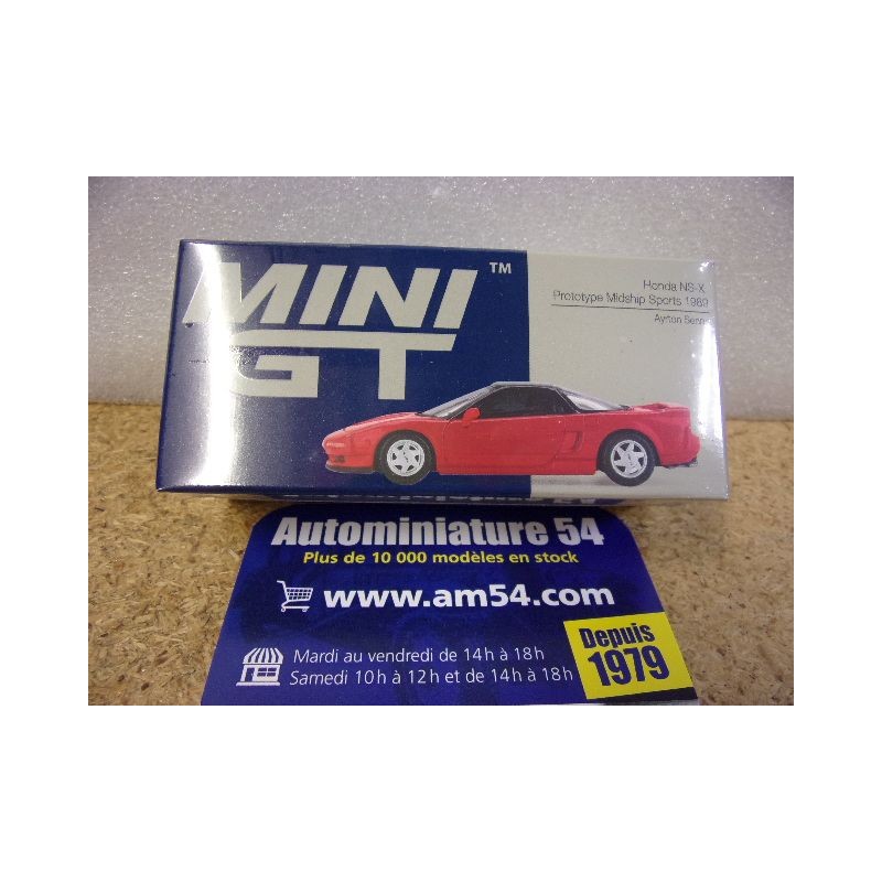 Honda NSX Prototype Midship Sport 1989 red Ayrton Senna  MGT01075 True Scale Models Mini GT