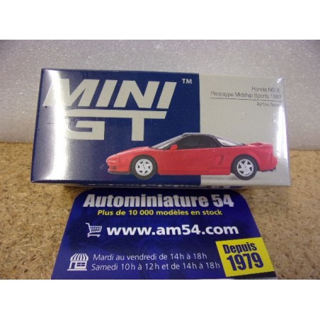 Honda NSX Prototype Midship Sport 1989 red Ayrton Senna  MGT01075 True Scale Models Mini GT