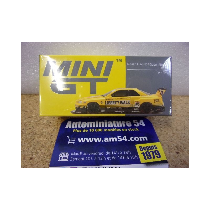 Nissan LB Works Skyline GT-R R34 Super Silhouette SKYLINE MGT01182 True Scale Models Mini GT