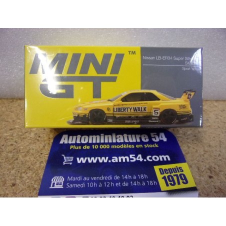 Nissan LB Works Skyline GT-R R34 Super Silhouette SKYLINE MGT01182 True Scale Models Mini GT