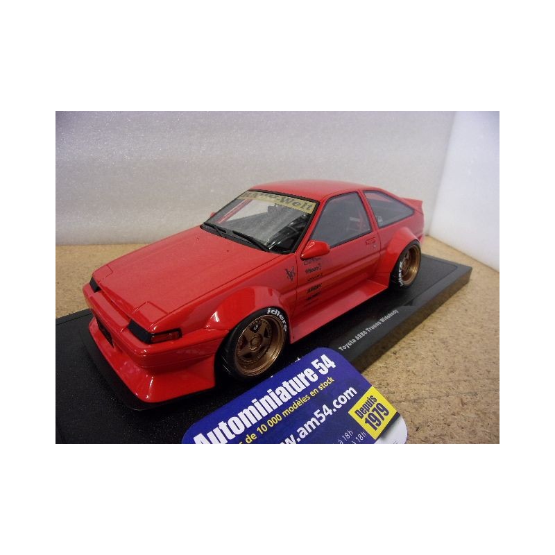 Toyota Sprinter Trueno AE86 WideBody Ferrari rosso 1985 OT1278 OttoMobile
