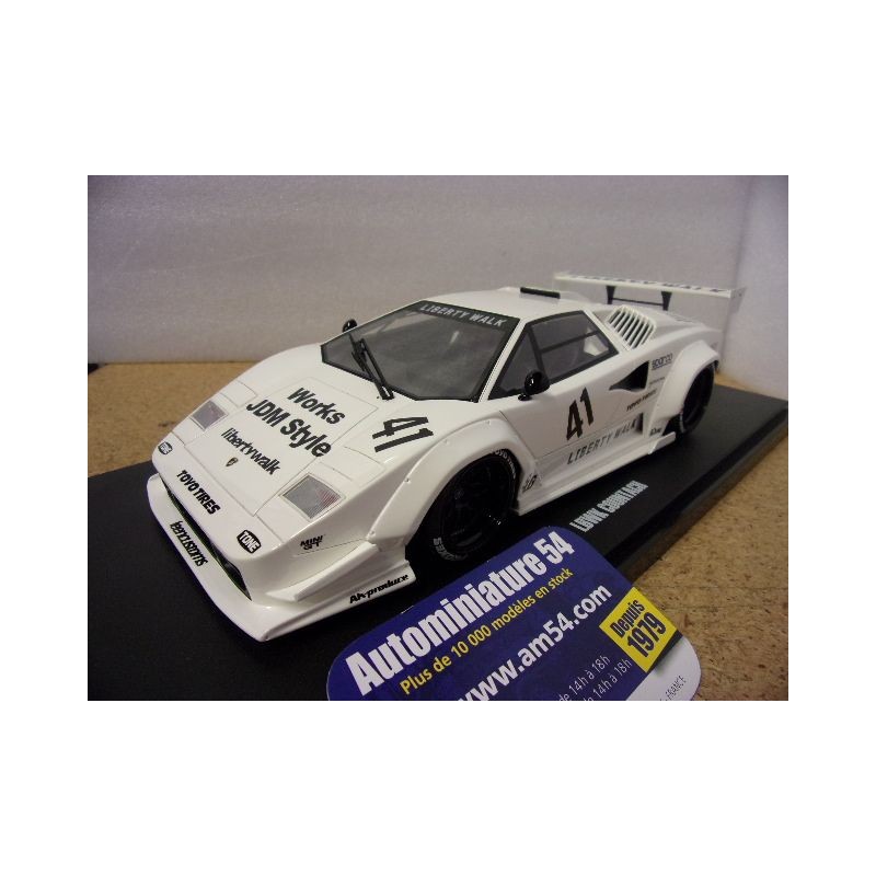 Lamborghini Countach LB Works Blanc 2023 Z356-WH GT Spirit