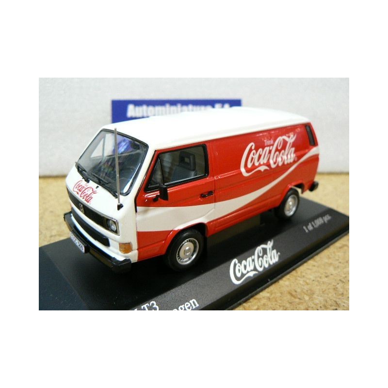 Volkswagen T3 Transporter Combi Coca Cola 1983 400055062 Minichamps