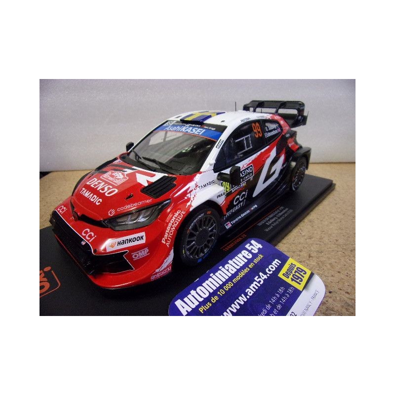 2026 Toyota GR Yaris Rally1 n°99 Solberg - Edmondson 1st Winner Monte Carlo 18RMC269A Ixo Models