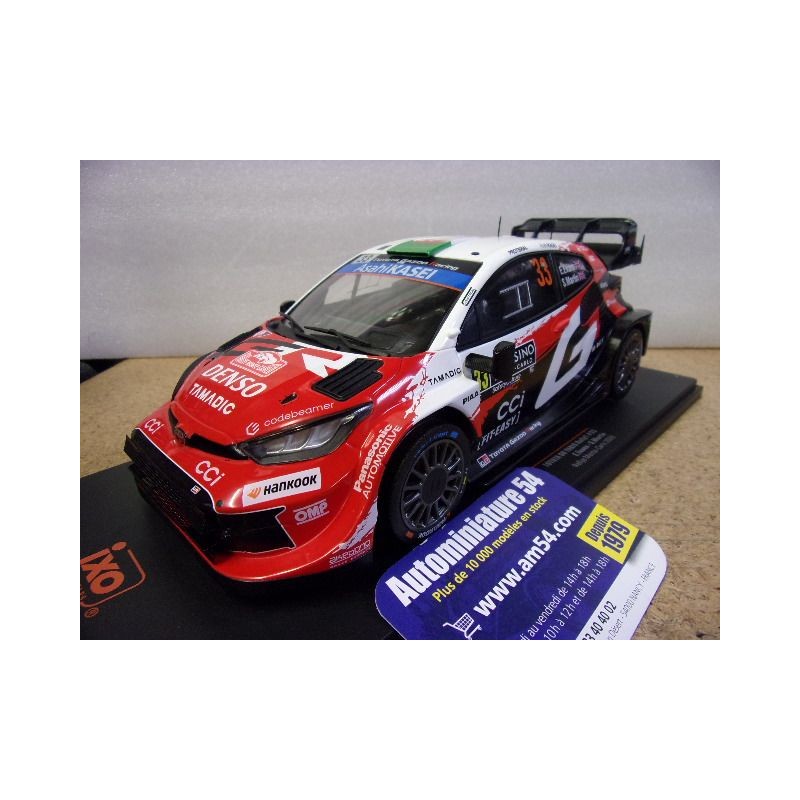 2026 Toyota GR Yaris Rally1 n°33 Evans - Martin Monte Carlo 18RMC269B Ixo Models