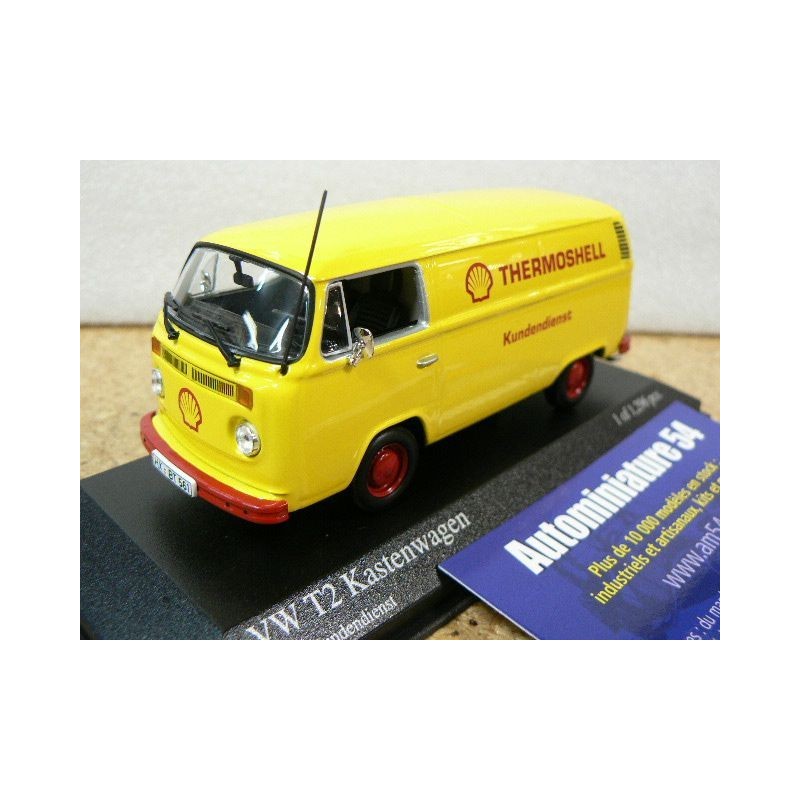 Volkswagen T2b Combi Kastenwagen Thermo Shell Kundendienst 1972 400053062 Minichamps
