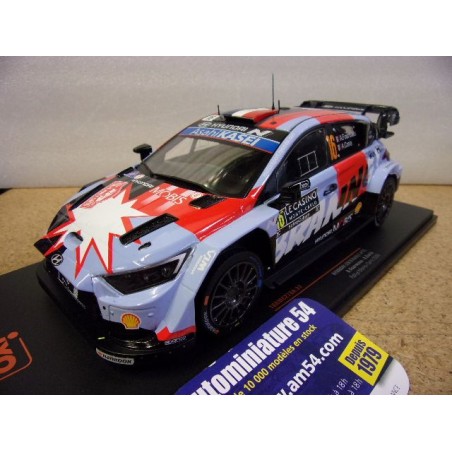 2026 Hyundai I20 N Rally1 WRC n°16 Fourmeaux - Coria Monte Carlo 18RMC270A Ixo Models