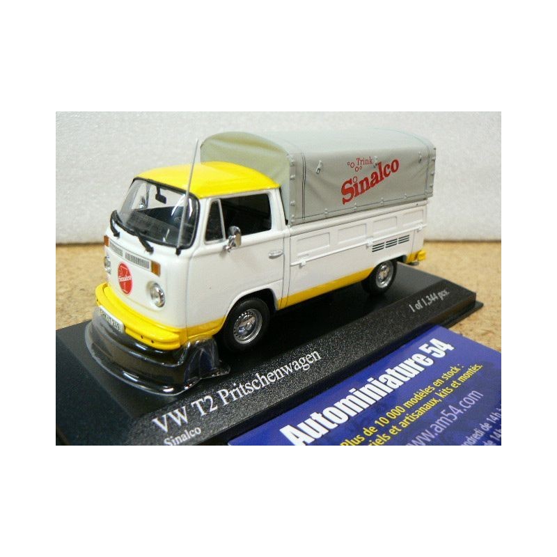 Volkswagen T2b Combi Pick up Pritschenwagen Sinalco 400053201 Minichamps