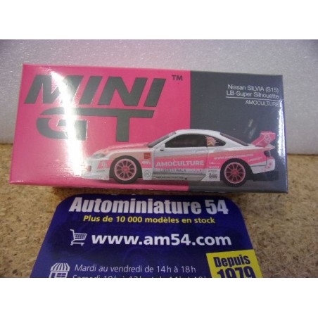 Nissan LB Super Silhouette S15 Silvia LB Super Silouette LBWK Amoculture MGT01239 True Scale Models Mini GT