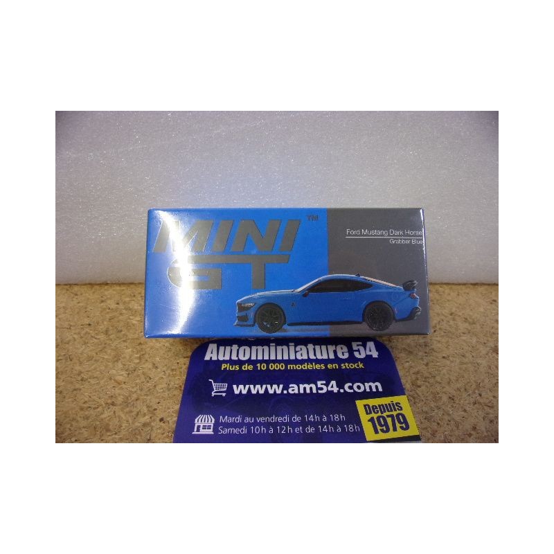 Ford Mustang Dark Horse Grabber Blue MGT01141 Mini GT
