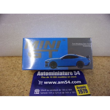 Ford Mustang Dark Horse Grabber Blue MGT01141 Mini GT