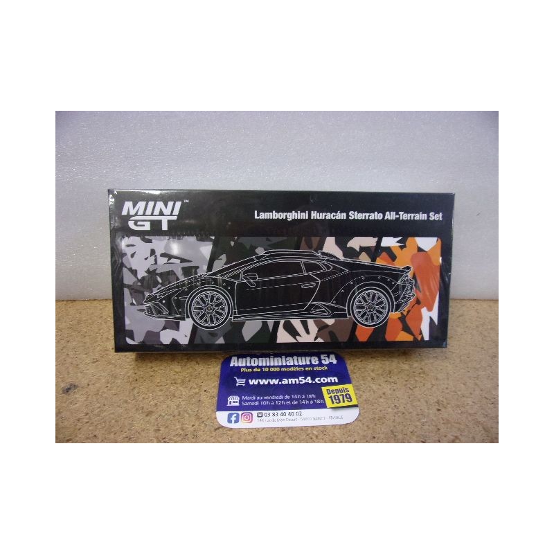 Lamborghini Huracan Sterrato set 4 modèles MGT00807 Mini GT