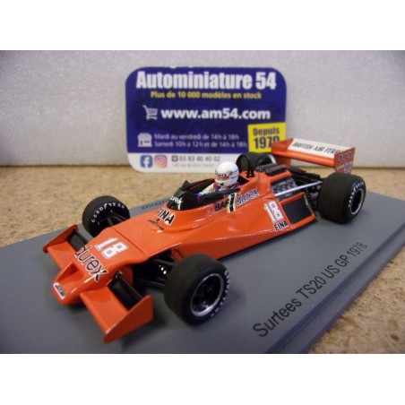 1978 Surtees TS20 n°18 René Arnoux US GP S5406 Spark Model