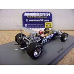 1968 Lotus 49 n°22 Jo Siffert 1st Winner British GP S6368 Spark Model