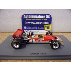 1969 Lotus 49B n°2 Jochen Rindt 1st Winner GP S6381 Spark Model