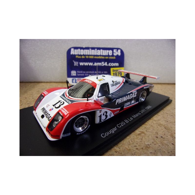 1988 Cougar C20 n°13 Raphanel - Ferté Le Mans S9506 Spark Model