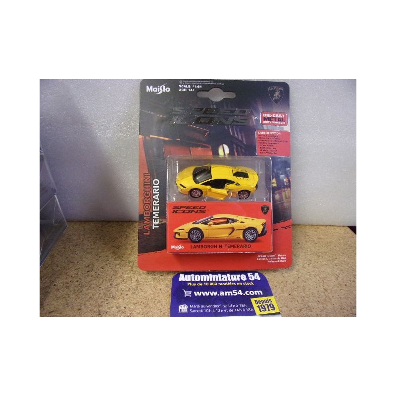 Lamborghini Temerario Yellow 15714Y Maisto Speed Icons