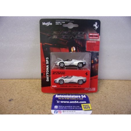 Ferrari Monza SP3 White 15710W Maisto Speed Icons