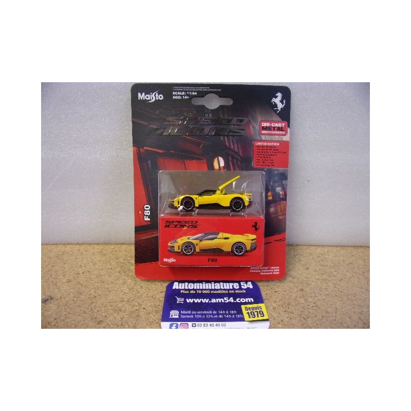 Ferrari F80 Yellow 15715Y Maisto Speed Icons