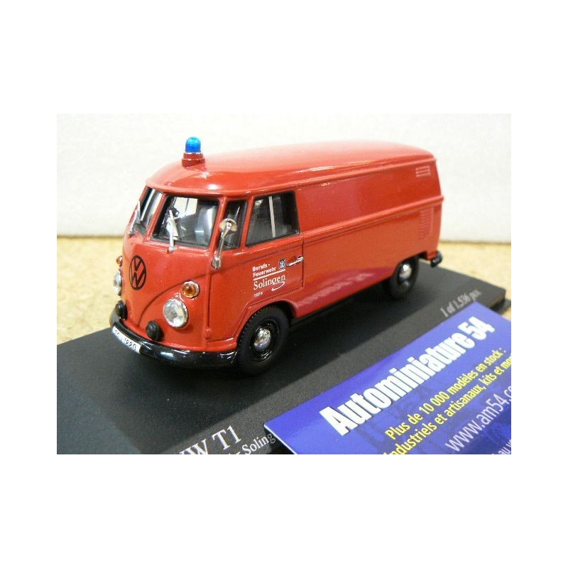 Volkswagen T1 Combi 1966 KastenwagenFeuerwehr Solingen 430052270 Minichamps