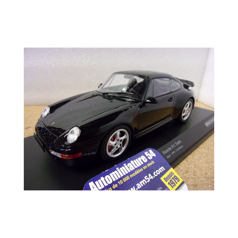 Porsche 911 - 993 Turbo Black 1995 155061171 Minichamps