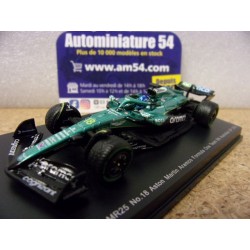 2025 Aston Martin AMR25 n°18 Lance Stoll 6th Australian GP Y436 Spark Model Sparky 1.64