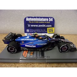 2025 Williams FW47 n°55 Carlos Sainz 3rd Azerbaijan GP S9633 Spark Model