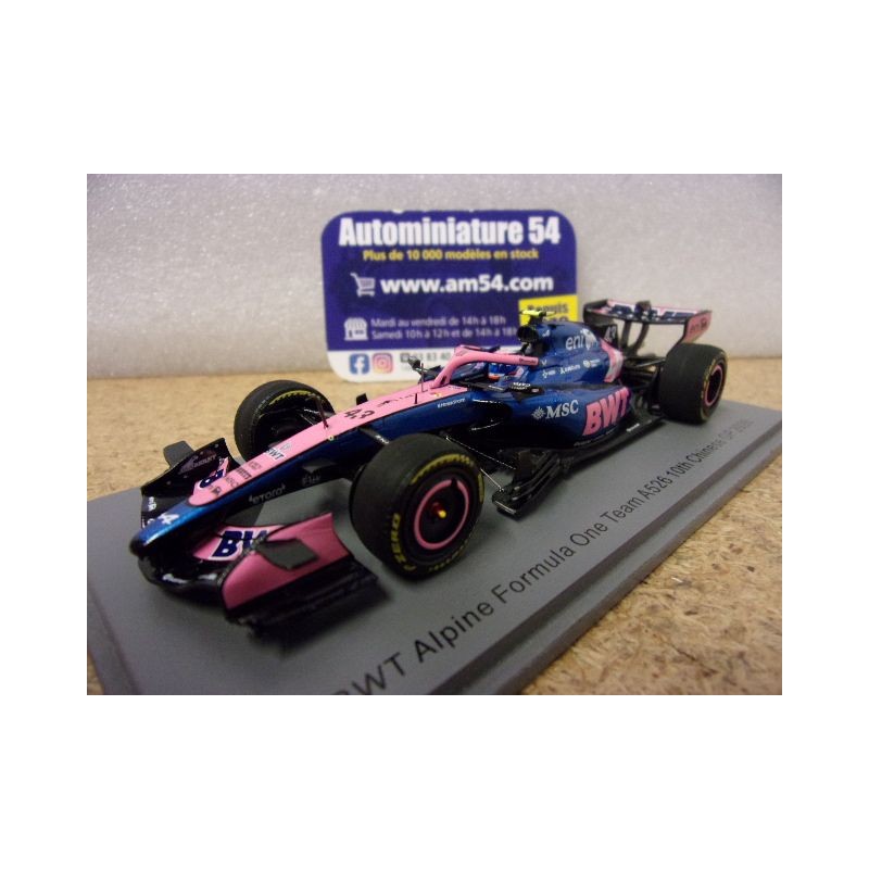2026 Alpine BWT F1 Team A526 n°43 Franco Colapinto 10th Chinese GP S9367 Spark Model