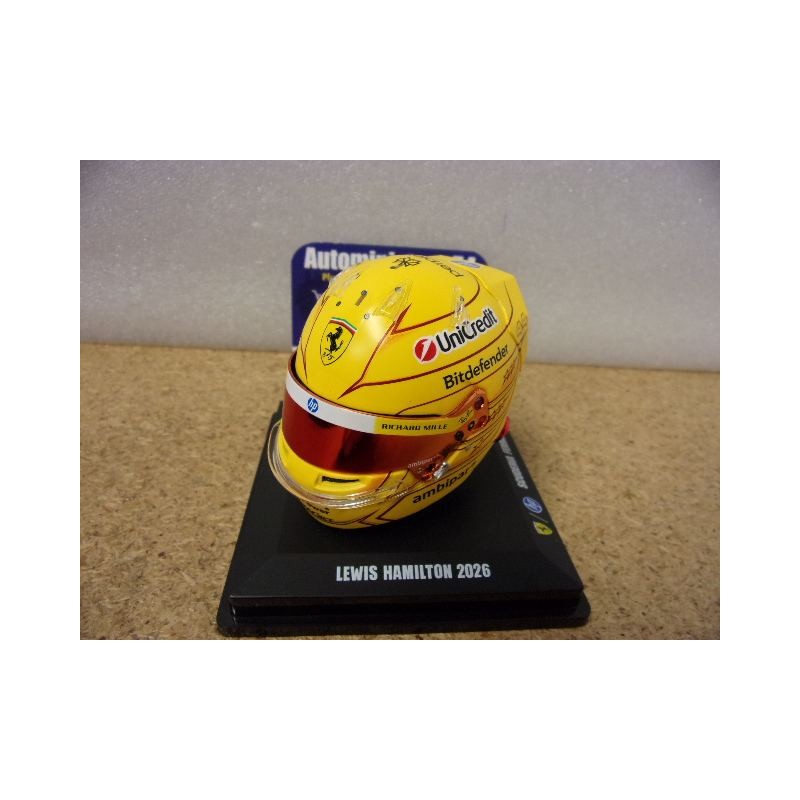 2026 Casque Lewis Hamilton GP Ferrari 1/5 LSHEL031 Spark Model