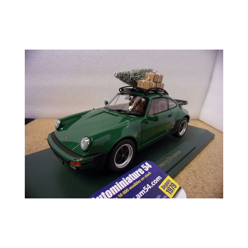 Porsche 911 Turbo 3.3 Merry Christmas 1980 green 187669 Norev
