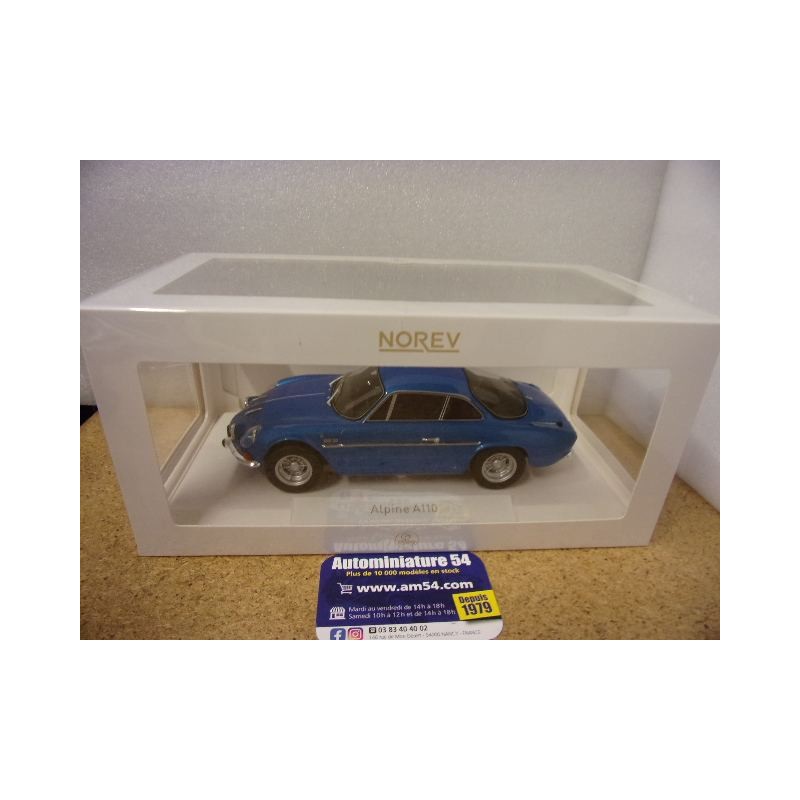 Renault Alpine A110 1600S 1971 Blue 185300 Norev