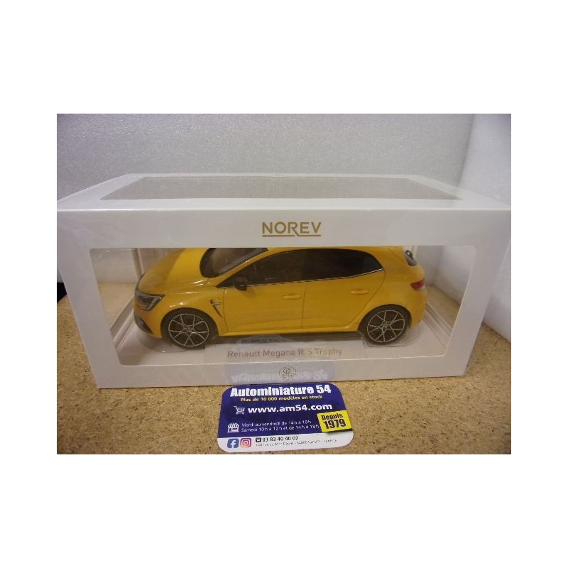 Renault Megane RS Trophy 2022 jaune Sirius 185389 Norev