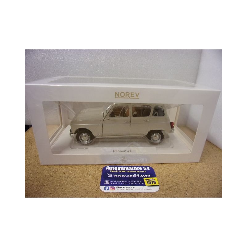 Renault 4L 1965 Blanc Rejane 185255 Norev