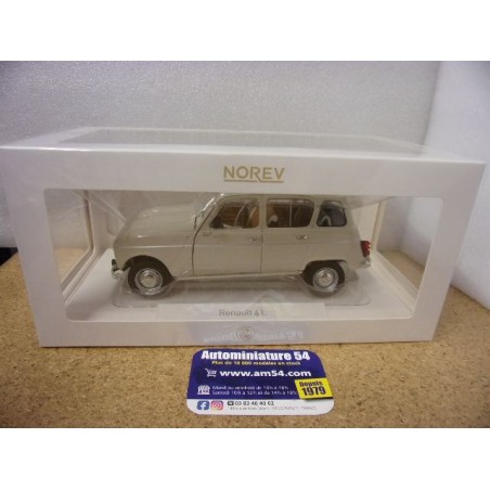 Renault 4L 1965 Blanc Rejane 185255 Norev