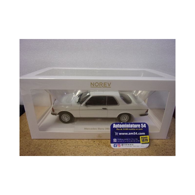 Mercedes 280 CE White 1980 183986 Norev
