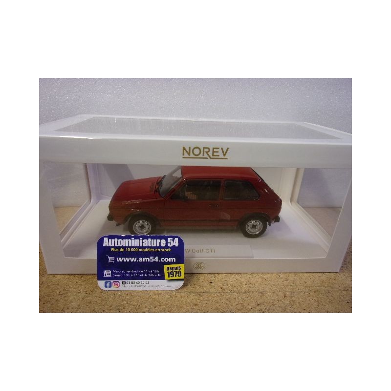 Volkswagen Golf 1 GTI 1976 Red 188472 Norev
