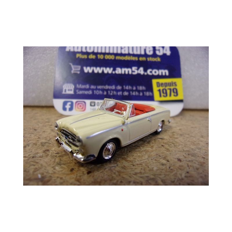 Peugeot 403 Cabriolet Yellow 1957 474344 Norev 1/87