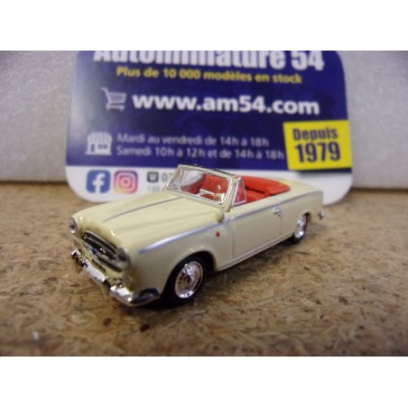 Peugeot 403 Cabriolet Yellow 1957 474344 Norev 1/87