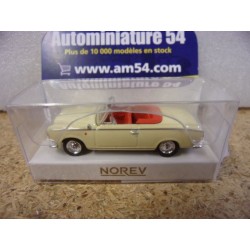 Peugeot 403 Cabriolet Yellow 1957 474344 Norev 1/87