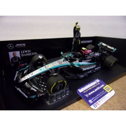 2024 Mercedes AMG W15E n°44 Lewis Hamilton Last Mercedes GP Abu Dhabi GP 110242444 Minichamps