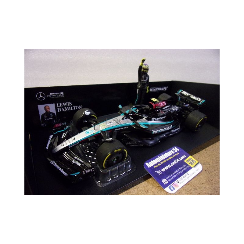 2024 Mercedes AMG W15E n°44 Lewis Hamilton Last Mercedes GP Abu Dhabi GP 110242444 Minichamps