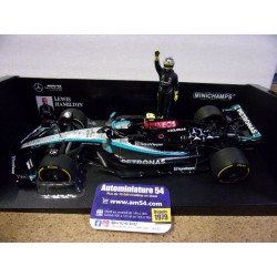 2024 Mercedes AMG W15E n°44 Lewis Hamilton Last Mercedes GP Abu Dhabi GP 110242444 Minichamps