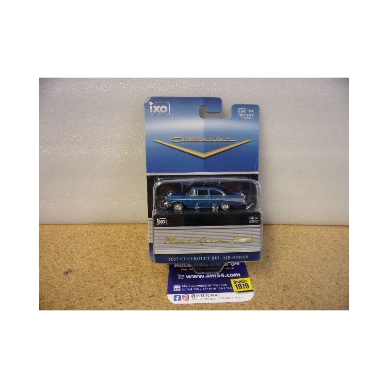 Chevrolet Bel Air Sedan blue 1957 IA64021 Ixo Models 1-64ième