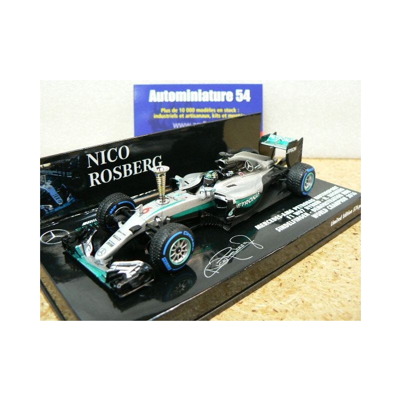 2016 Mercedes AMG Petronas W07 N.Rosberg Sindelfingen Demonstration World Champion 410161006 Minichamps